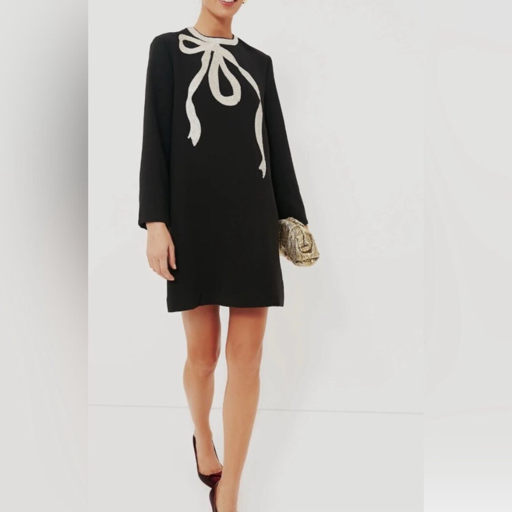 Tuckernuck Black Bow Mini Jamie Dress Size XS